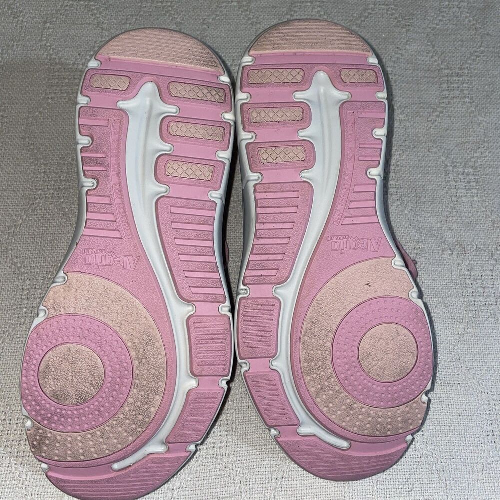 Alegria Women’s Athletic Shoes Size 41 U.S. 10 M Pink White Workwear Athleisure - Picture 6 of 12